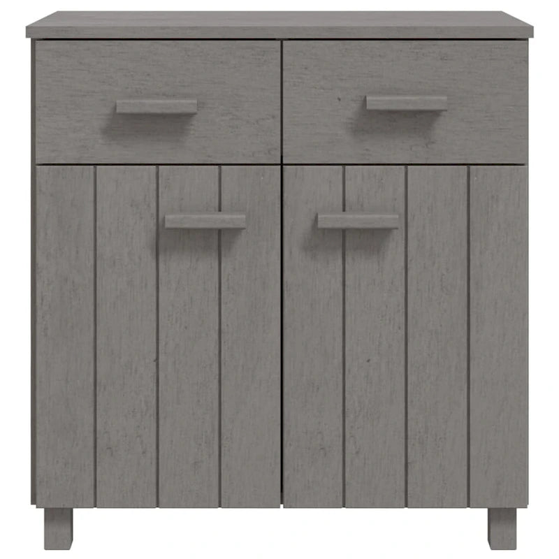 vidaXL Buffet console avec rangement HAMAR en bois de pin massif - 79x40x80 cm