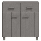 vidaXL Buffet console avec rangement HAMAR en bois de pin massif - 79x40x80 cm