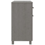 vidaXL Buffet console avec rangement HAMAR en bois de pin massif - 79x40x80 cm