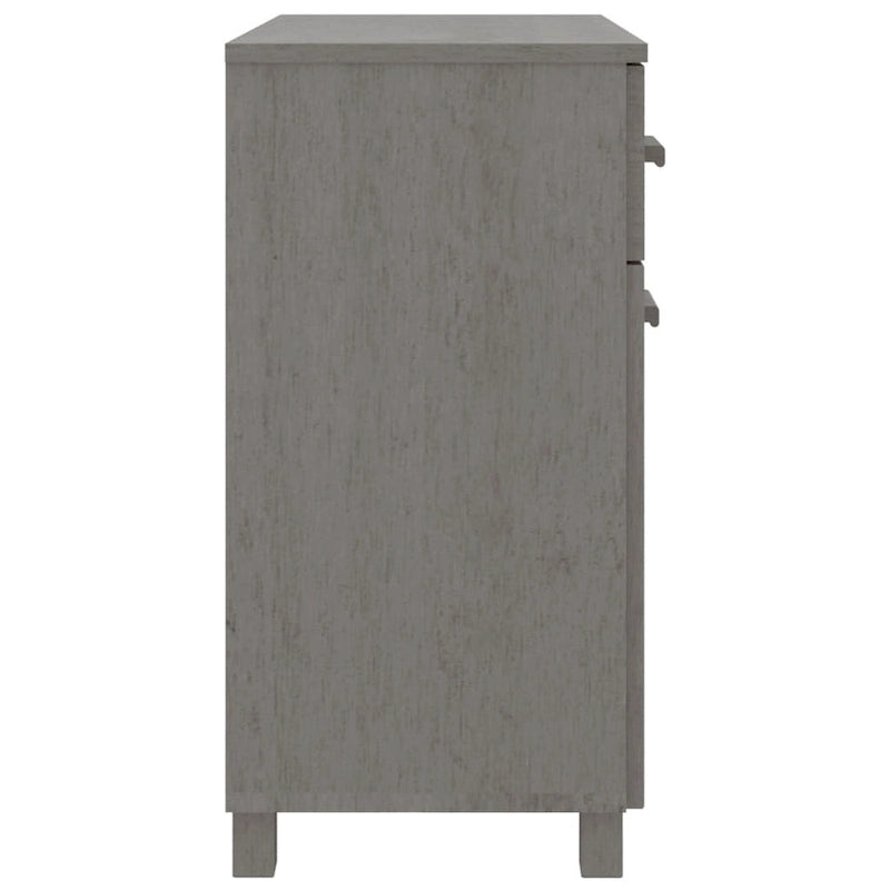 vidaXL Buffet console avec rangement HAMAR en bois de pin massif - 79x40x80 cm