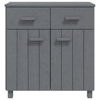vidaXL Buffet console avec rangement HAMAR en bois de pin massif - 79x40x80 cm