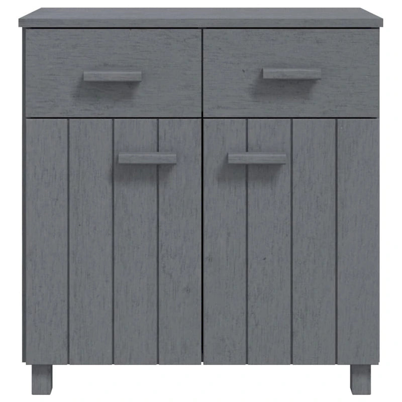 vidaXL Buffet console avec rangement HAMAR en bois de pin massif - 79x40x80 cm