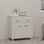 vidaXL Buffet console avec rangement HAMAR en bois de pin massif - 79x40x80 cm