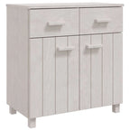vidaXL Buffet console avec rangement HAMAR en bois de pin massif - 79x40x80 cm