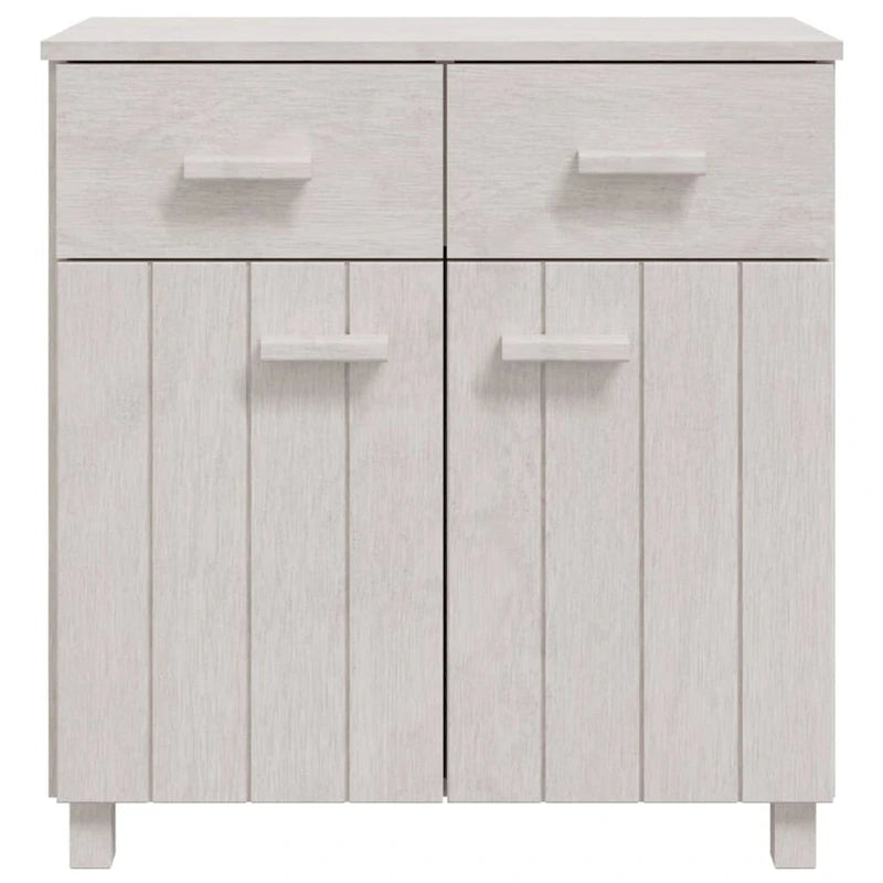 vidaXL Buffet console avec rangement HAMAR en bois de pin massif - 79x40x80 cm