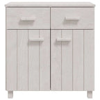 vidaXL Buffet console avec rangement HAMAR en bois de pin massif - 79x40x80 cm