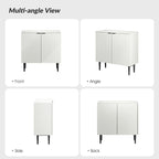 Meuble de rangement Joseph moderne du milieu du siècle avec pieds fuselés et étagères réglables de HULALA HOME