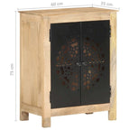 vidaXL Buffet 60x35x75 cm Bois de manguier massif