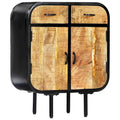 vidaXL Sideboard 23.6x11.8x29.5 Solid Mango Wood and Iron