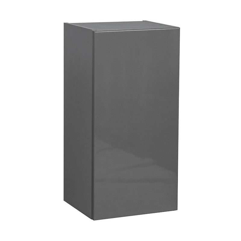 Armoire murale 9 x 30 - Porte simple - Grise - 9 x 30 x 12