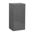 Armoire murale 9 x 30 - Porte simple - Grise - 9 x 30 x 12