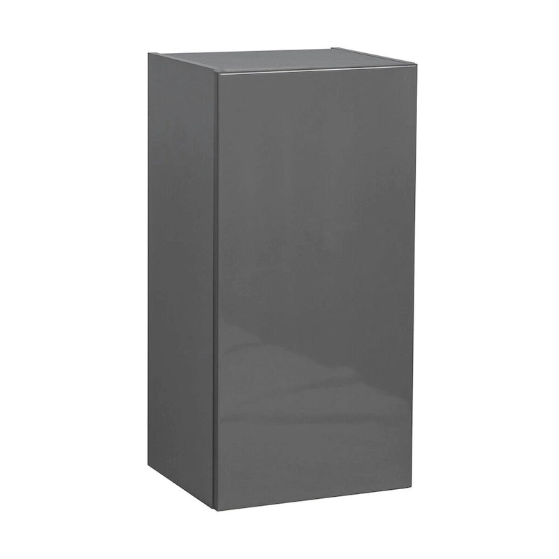 Armoire murale 9 x 30 - Porte simple - Grise - 9 x 30 x 12
