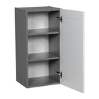 Armoire murale 9 x 30 - Porte simple - Grise - 9 x 30 x 12
