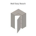 24 x 42 Armoire murale Easy Reach-Double porte-Grise - 24 x 42 x 12