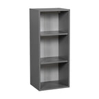 Meuble haut 9 x 36 - Porte simple - Gris - 9 x 36 x 12