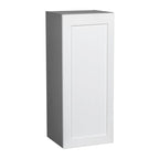 Meuble haut 9 x 36 - Porte simple - Gris - 9 x 36 x 12