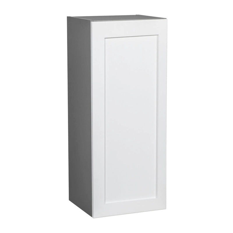Meuble haut 9 x 36 - Porte simple - Gris - 9 x 36 x 12