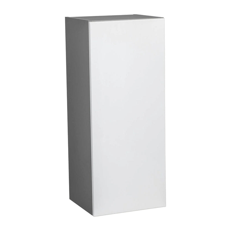 Meuble haut 9 x 36 - Porte simple - Gris - 9 x 36 x 12