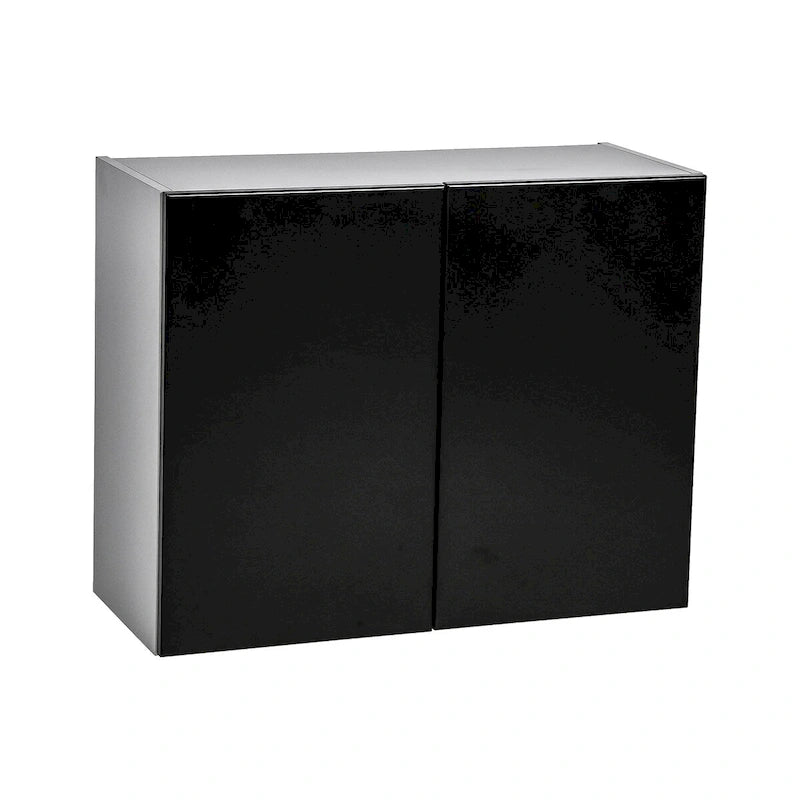 Meuble haut de 36 x 24 - Double porte - Gris - 36 x 24 x 12