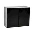 Meuble haut de 36 x 24 - Double porte - Gris - 36 x 24 x 12
