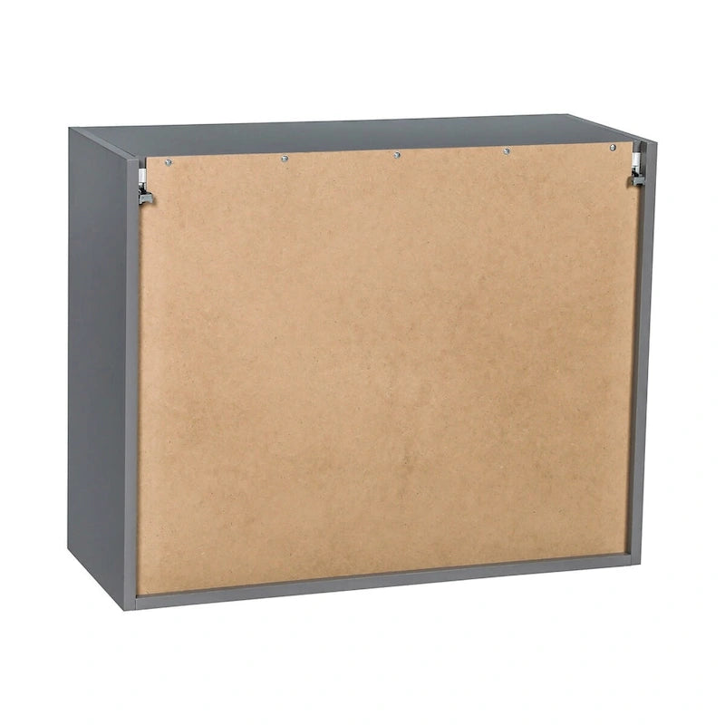 Meuble haut de 36 x 24 - Double porte - Gris - 36 x 24 x 12