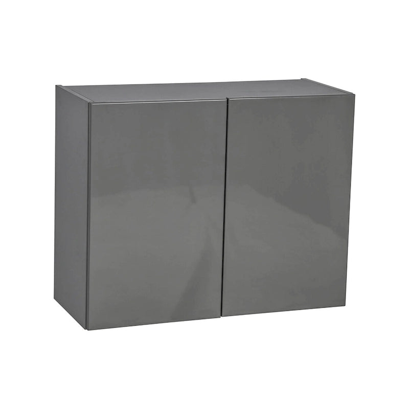 Meuble haut de 36 x 24 - Double porte - Gris - 36 x 24 x 12
