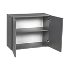 Meuble haut de 36 x 24 - Double porte - Gris - 36 x 24 x 12