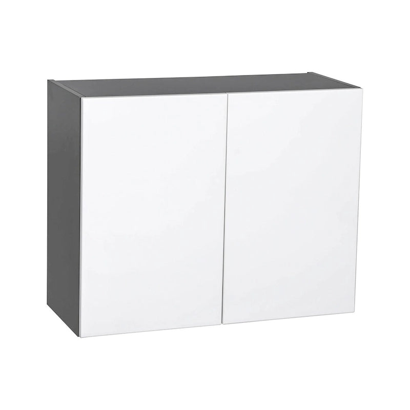 Meuble haut de 36 x 24 - Double porte - Gris - 36 x 24 x 12