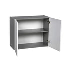 Meuble haut de 36 x 24 - Double porte - Gris - 36 x 24 x 12