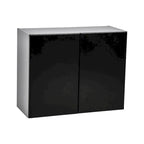 Meuble haut de 36 x 24 - Double porte - Gris - 36 x 24 x 12