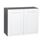 Meuble haut de 36 x 24 - Double porte - Gris - 36 x 24 x 12