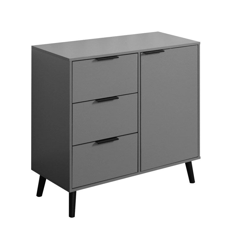 Meuble de rangement avec 3 tiroirs et étagère réglable - S.O.