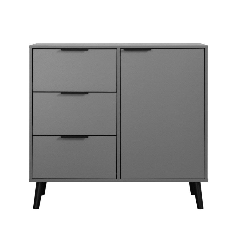 Meuble de rangement avec 3 tiroirs et étagère réglable - S.O.