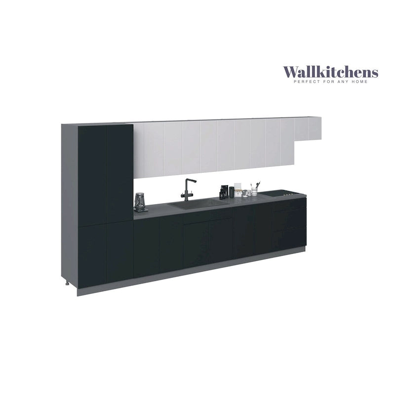 Collection Cuisine Impériale, couleur noire, base de 15 pieds de large - 174x24