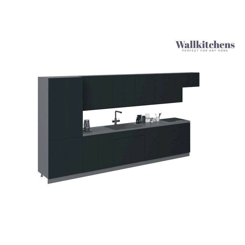 Collection Cuisine Impériale, couleur noire, base de 15 pieds de large - 174x24
