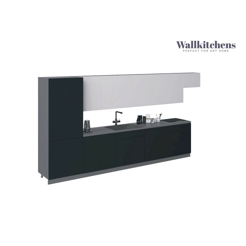 Collection Cuisine Impériale, couleur noire, base de 15 pieds de large - 174x24