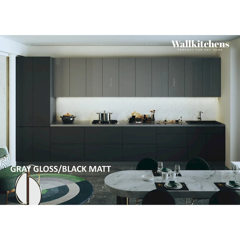 Collection Cuisine Céleste Base Noire Taille 15 pieds de large - 182x24