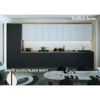Collection Cuisine Céleste Base Noire Taille 15 pieds de large - 182x24