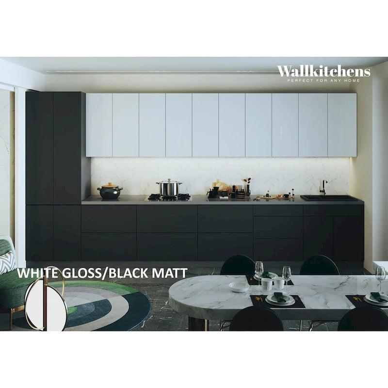 Collection Cuisine Céleste Base Noire Taille 15 pieds de large - 182x24
