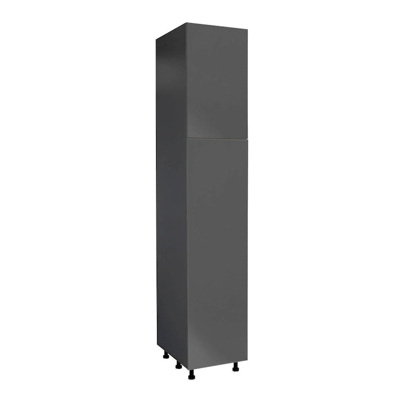 Armoire utilitaire 18 x 96 à double porte - Grise - 18 x 96 x 23 3/8