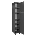 Armoire utilitaire 18 x 96 à double porte - Grise - 18 x 96 x 23 3/8
