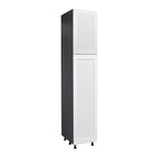 Armoire utilitaire 18 x 96 à double porte - Grise - 18 x 96 x 23 3/8