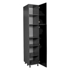 Armoire utilitaire 18 x 96 à double porte - Grise - 18 x 96 x 23 3/8