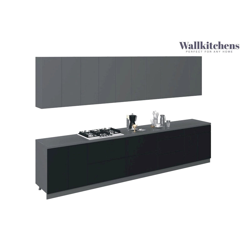 Collection Signature Cuisine Couleur Noir Taille de base 13 pieds de large - 153x24