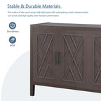 Buffet à chevrons en bois 4 portes