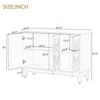 Buffet avec portes vitrées, Buffet 3 portes avec miroir