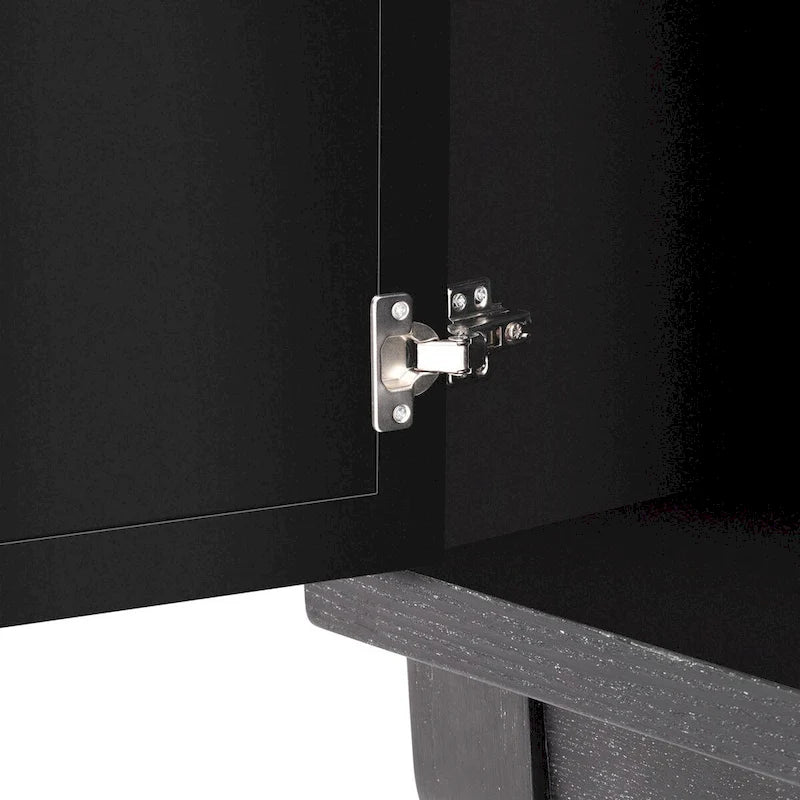 Buffet avec portes vitrées, Buffet 3 portes avec miroir