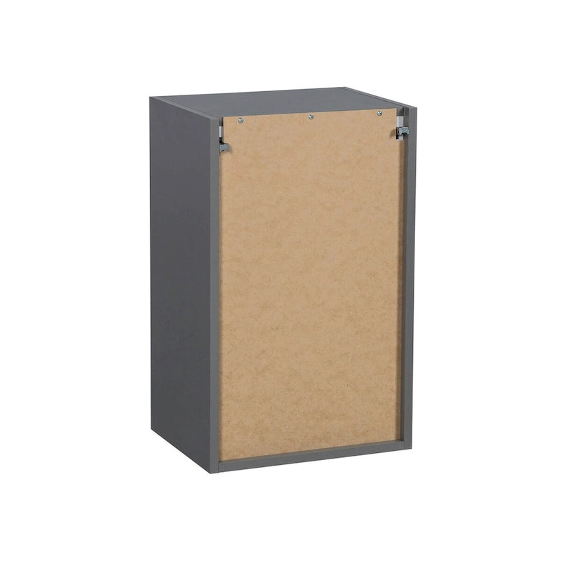 Armoire murale 9 x 24 - Porte simple - Grise - 9 x 24 x 12