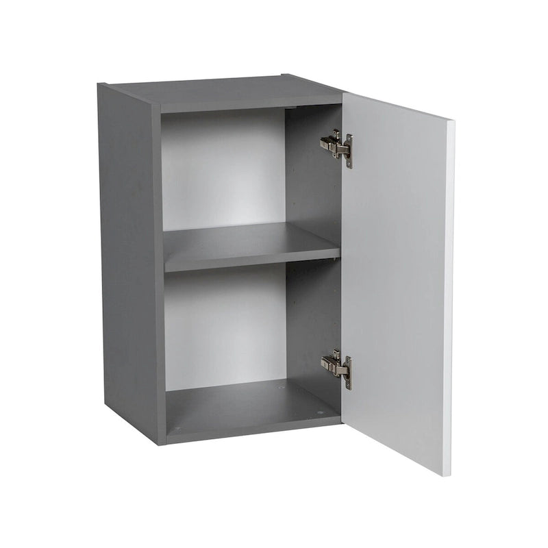 Armoire murale 9 x 24 - Porte simple - Grise - 9 x 24 x 12