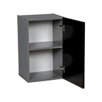 Armoire murale 9 x 24 - Porte simple - Grise - 9 x 24 x 12